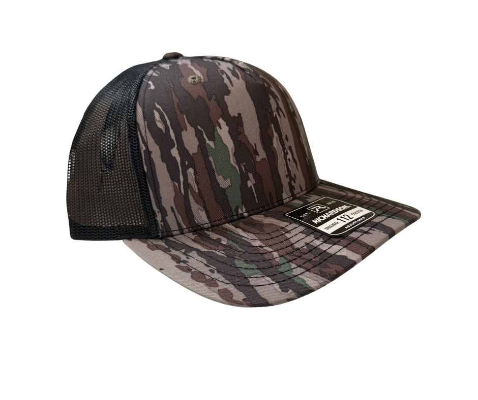 CAMO & BLACK HAT (WITH LASER ETCHED PATCH)
