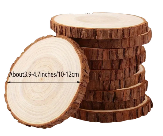 WOOD COASTERS (SET OF 4) WITH LASER ETCHING