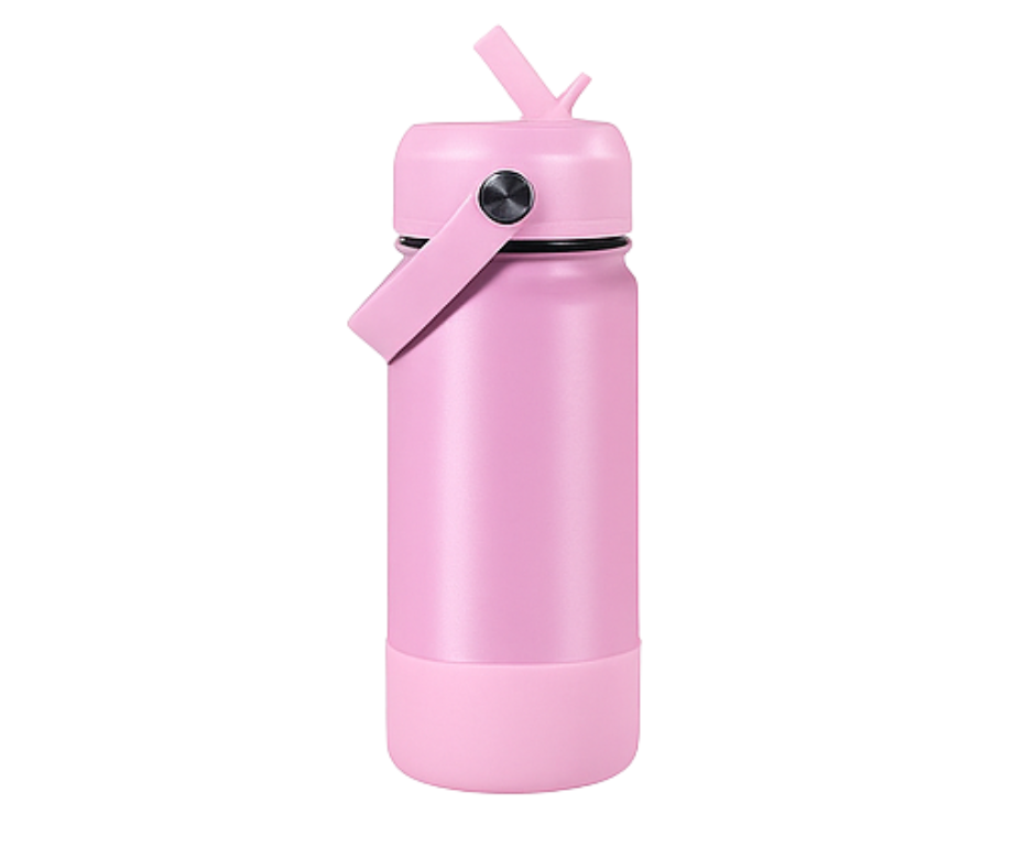18oz LIGHT PINK STAINLESS STEEL LEAK PROOF ( WITH LASER ETCHING)