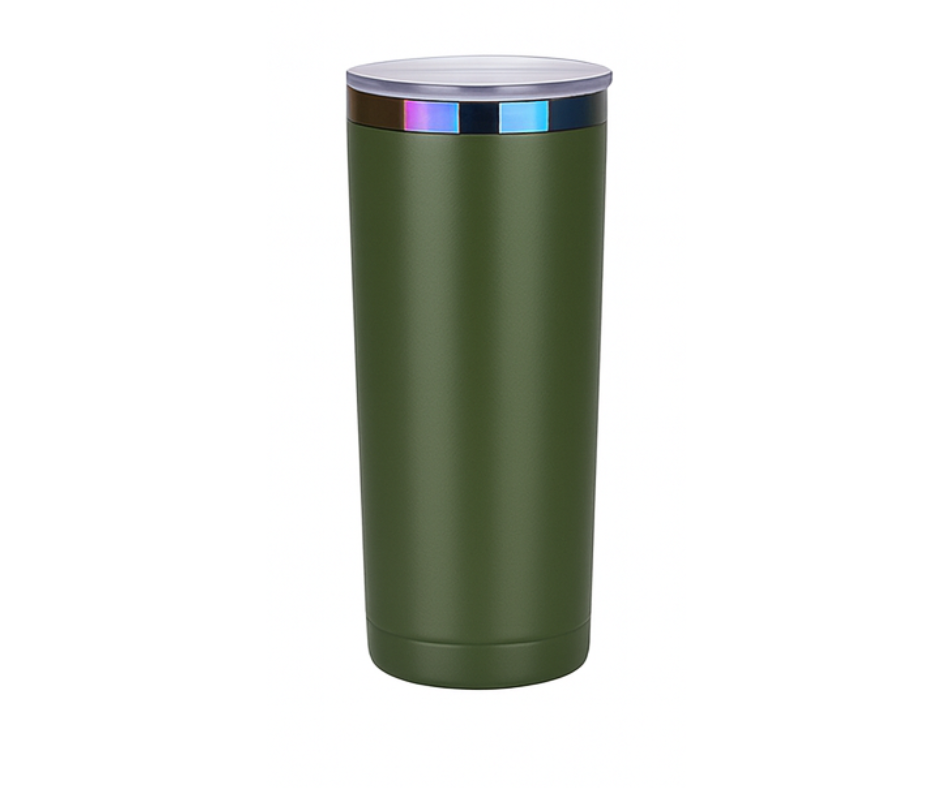 20oz GREEN TUMBLER ( WITH LASER ETCHING)