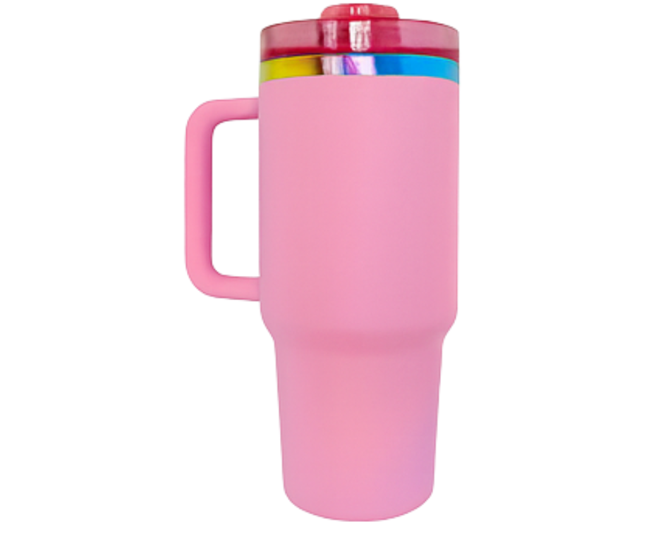 40oz LIGHT PINK ( WITH LASER ETCHING)