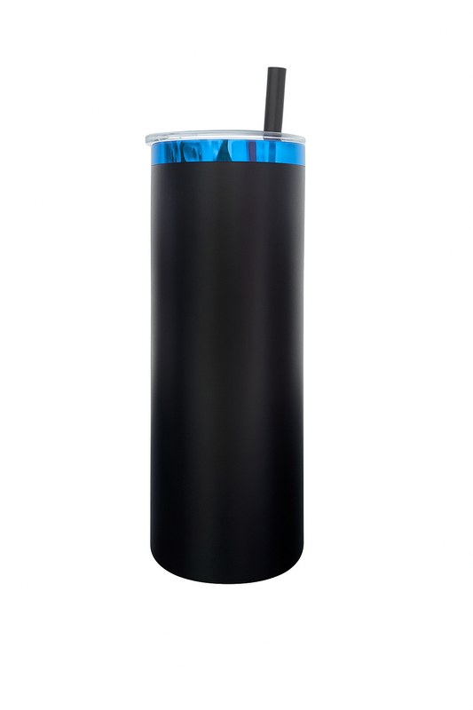 20oz BLACK BLUE PLATED (WITH LASER ETCHING)