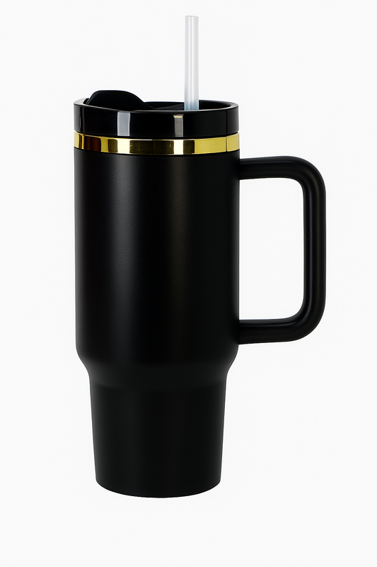 40oz BLACK ( WITH LASER ETCHING)