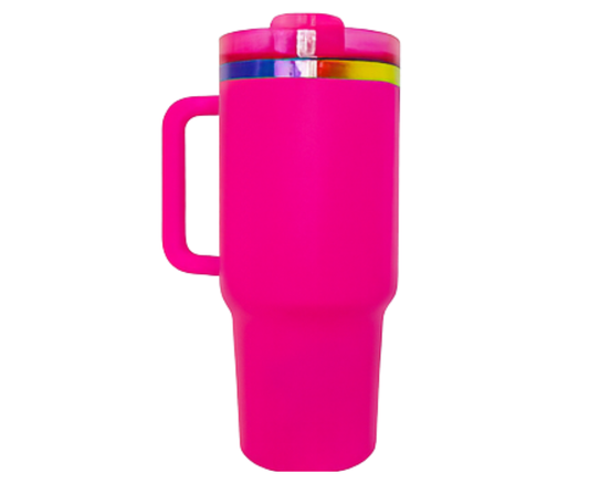 40oz HOT PINK (WITH LASER ETCHING)