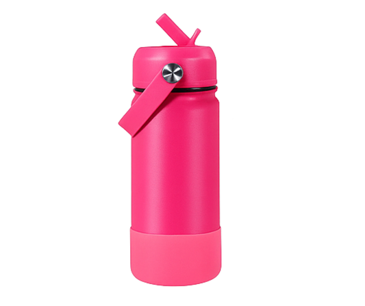 18oz HOT PINK STAINLESS STEEL LEAL PROOF ( WITH LASER ETCHING)