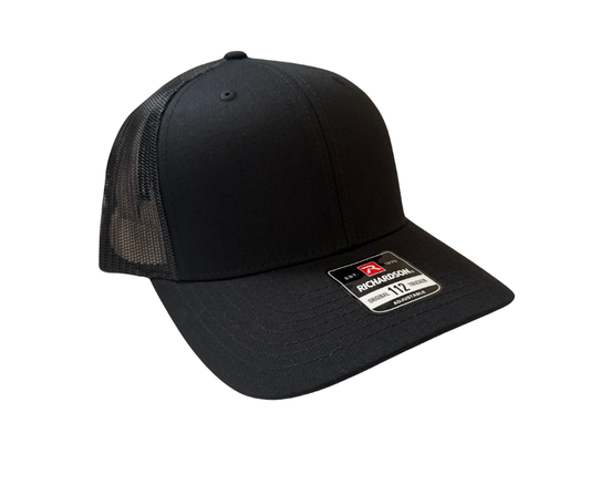 BLACK HAT (WITH LASER ETCHED PATCH)