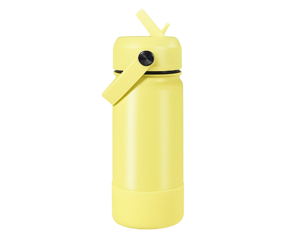 18oz YELLOW STAINLESS STEEL LEAK PROOF ( WITH LASER ETCHING)